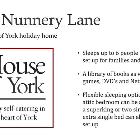 Spencer House & 107 & 109 Nunnery Lane Holiday home