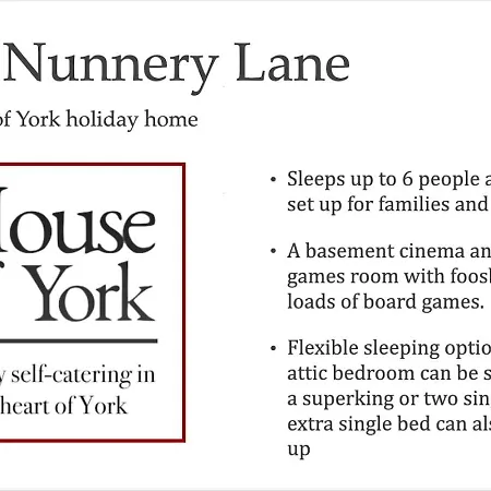 Holiday home Spencer House & 107 & 109 Nunnery Lane